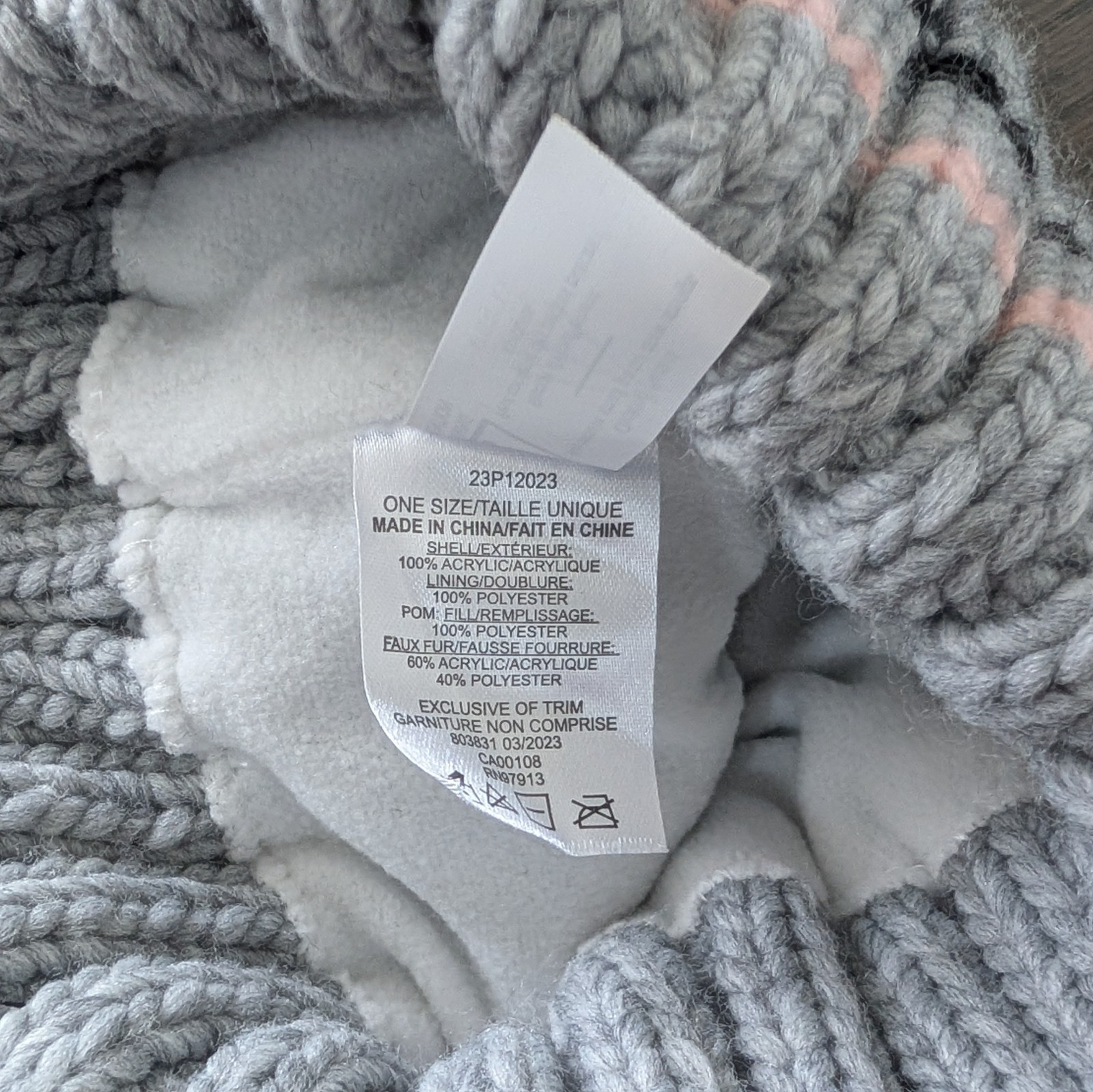 Chaos Women's Winter Hat, Gray