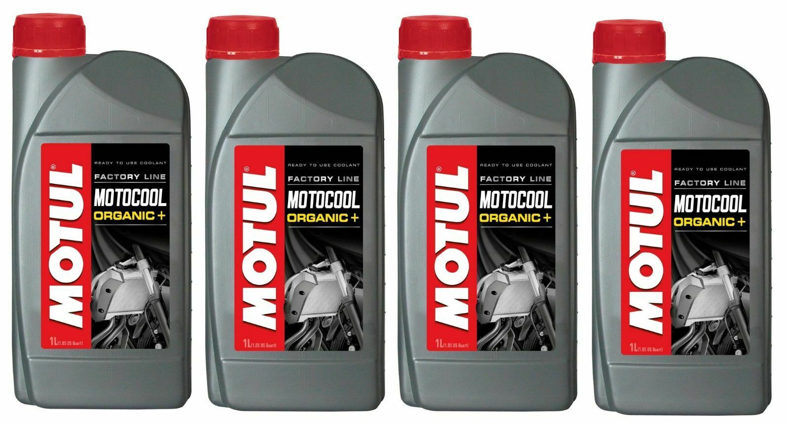 Motocool Factory Line Organic 4L Liquid Radiator RED Motorcycle ROYAL ENFIELD SWM