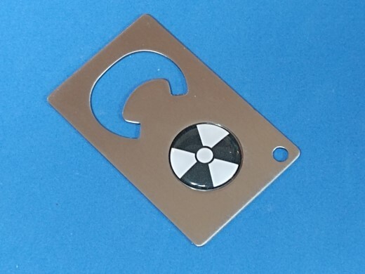 RADIOACTIVE SIGN LOGO CREDIT CARD BOTTLE OPENER #239