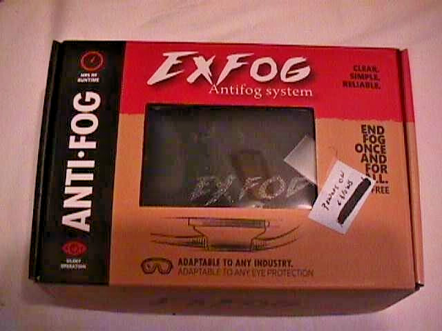 PREOWNED PAINTBALL AIRSOFT GOGGLE EX FOG ANTIFOG  SYSTEM STANDARD  KIT