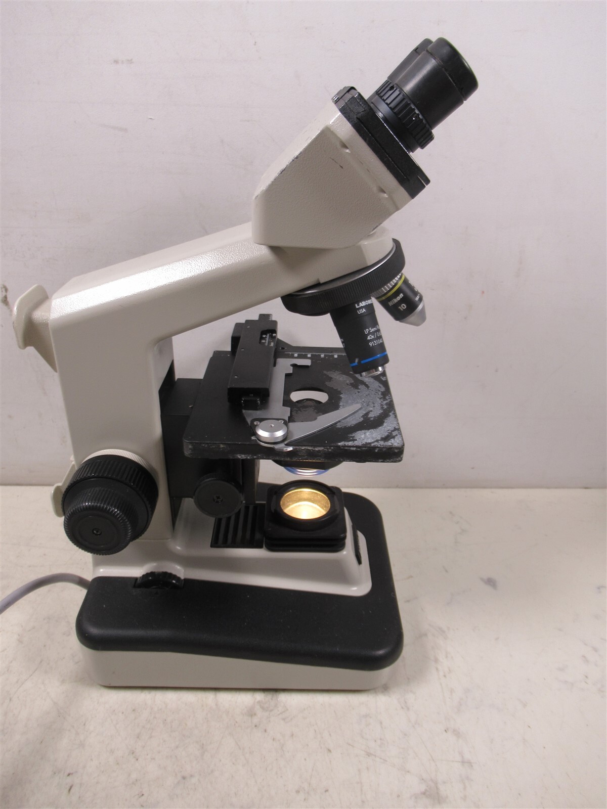 Nikon YS2-T Alphaphot Binocular Microscope w/ Eyepieces & 3 Objective Lenses