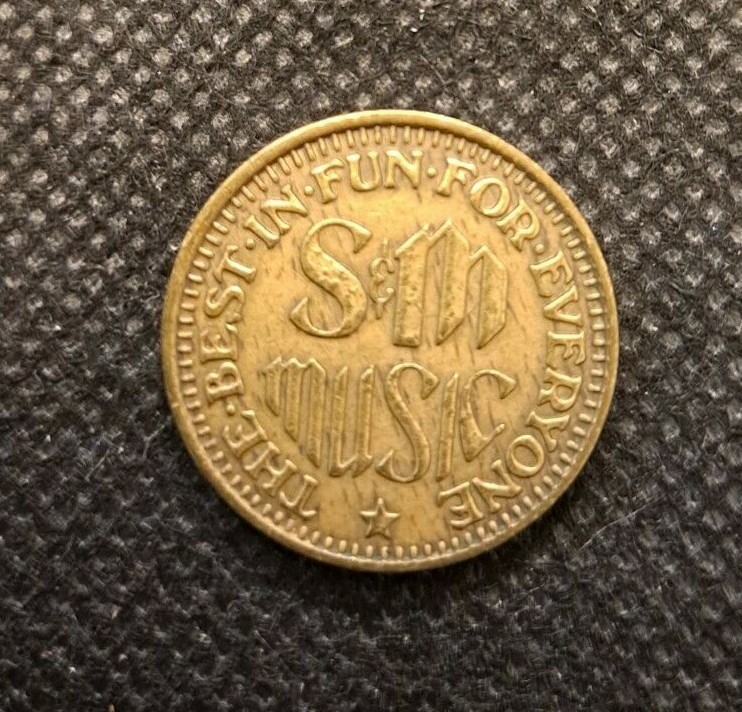 S & M MUSIC HOLIDAY INN TOKEN!   e3355UXX