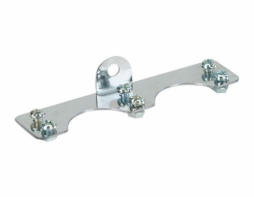 GENUINE VINTAGE LOWRIDER UNIVERSAL TRIPLE STEEL BRACKET MINI BEE LIGHT IN CHROME
