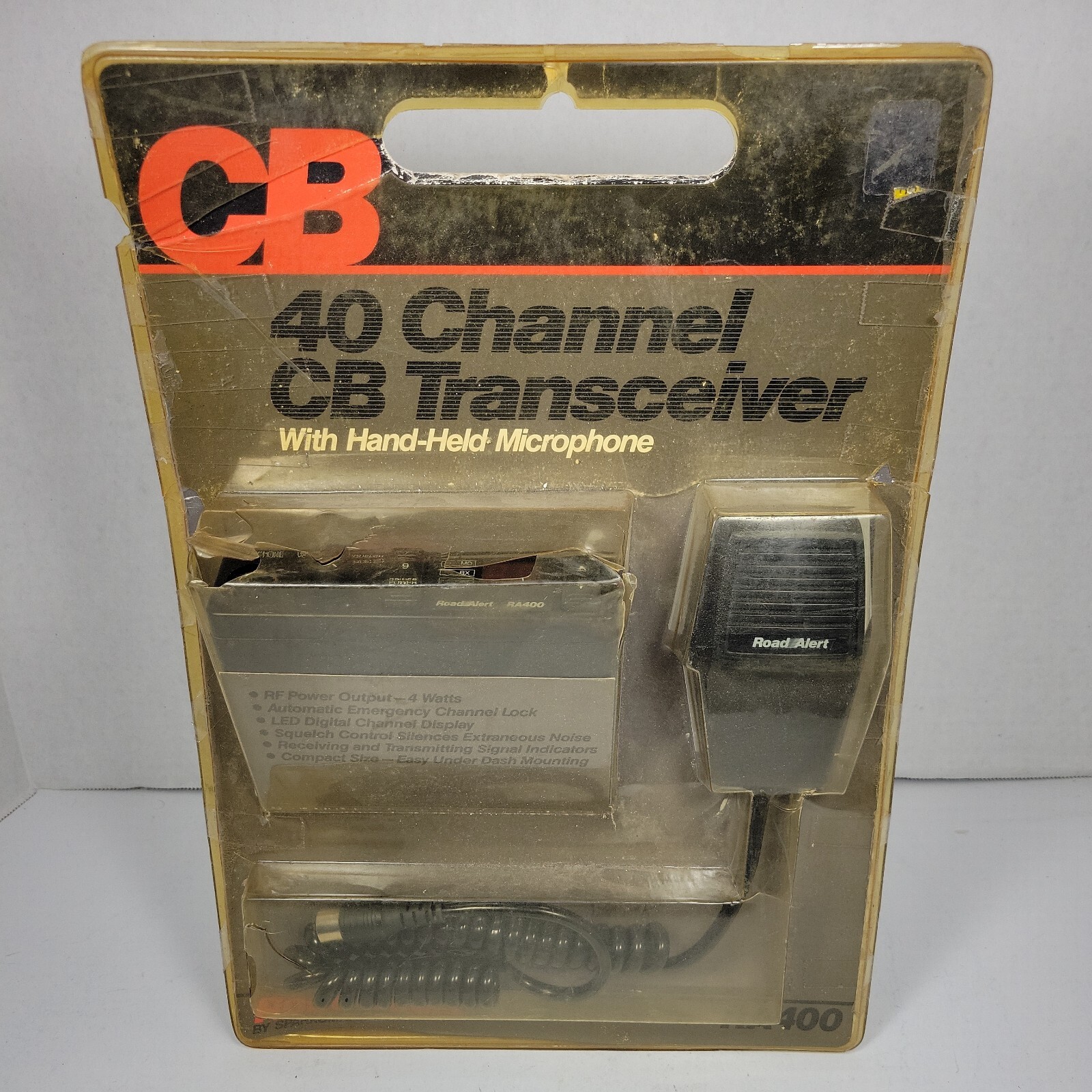Vintage Sparkomatic 40 Channel CB Transceiver, NIB NOS