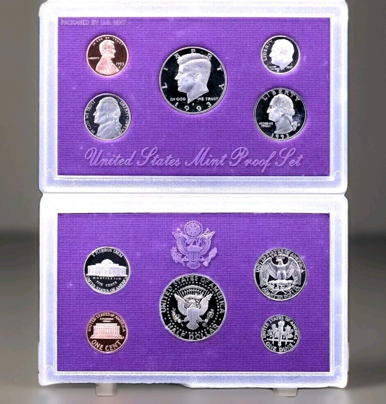 🍁 One 1993-S PROOF Set From Original Box US Mint With COA (5 Coin Set) Sealed