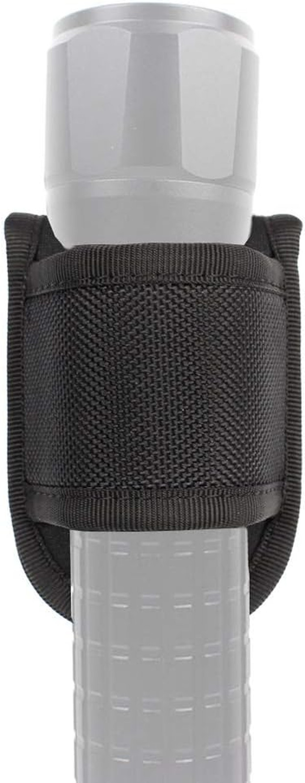 Open Top Compact Light Pouch for Duty Belt, D Cell Compact Flashlight Holder