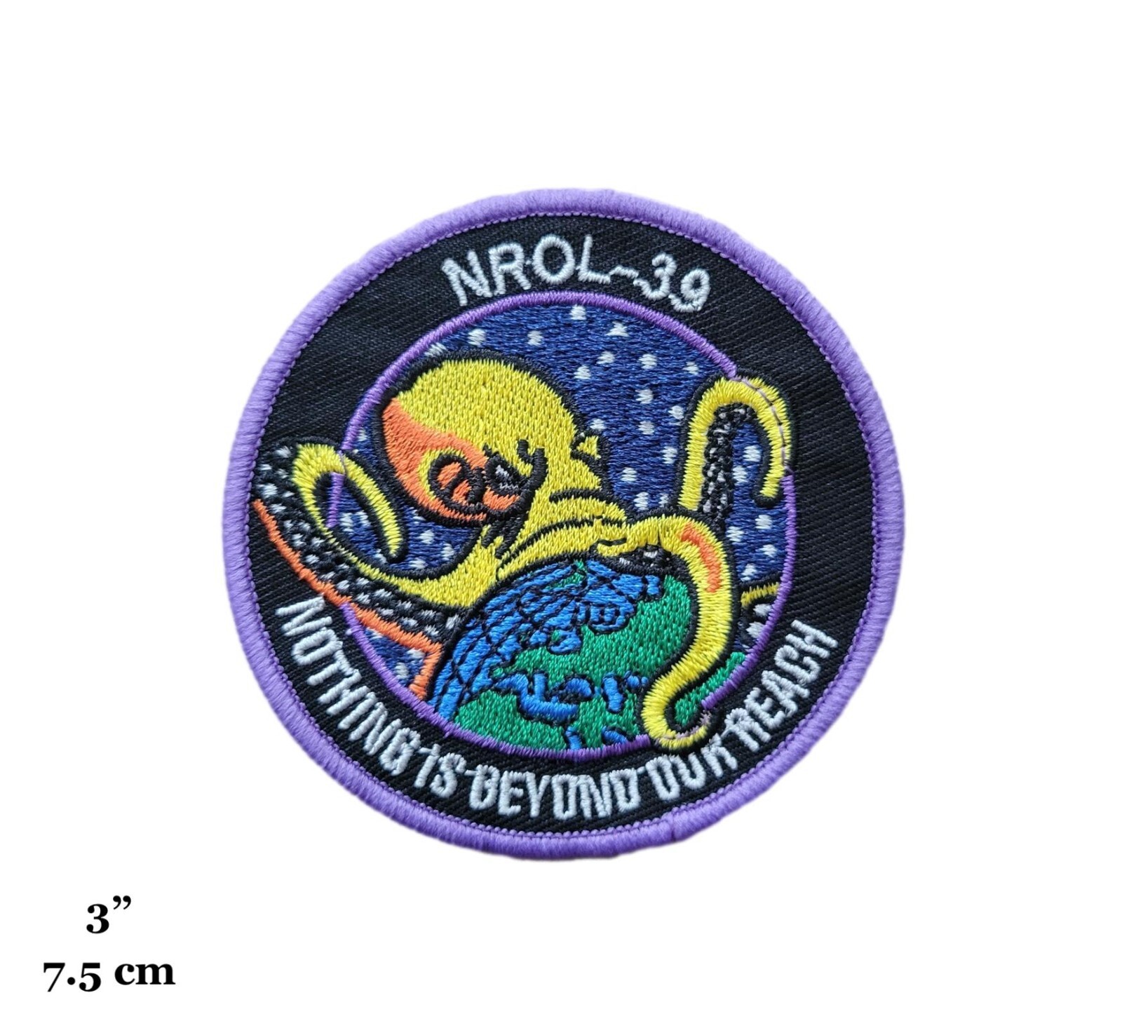 NRO Launch 39 NROL-39 USA-247 Satellite Logo Embroidered Iron On Patch