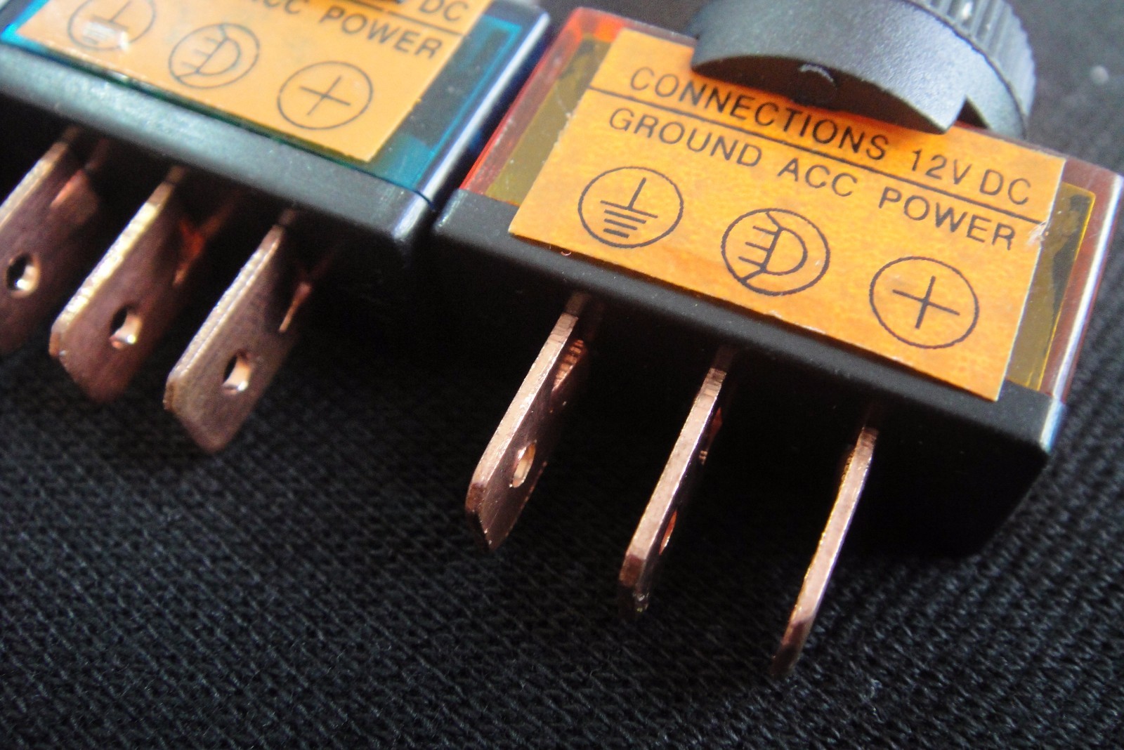 12v Indicator LED ON/OFF Flat Shaft Toggle Switch Motorsport 12mm Car Boat Truck