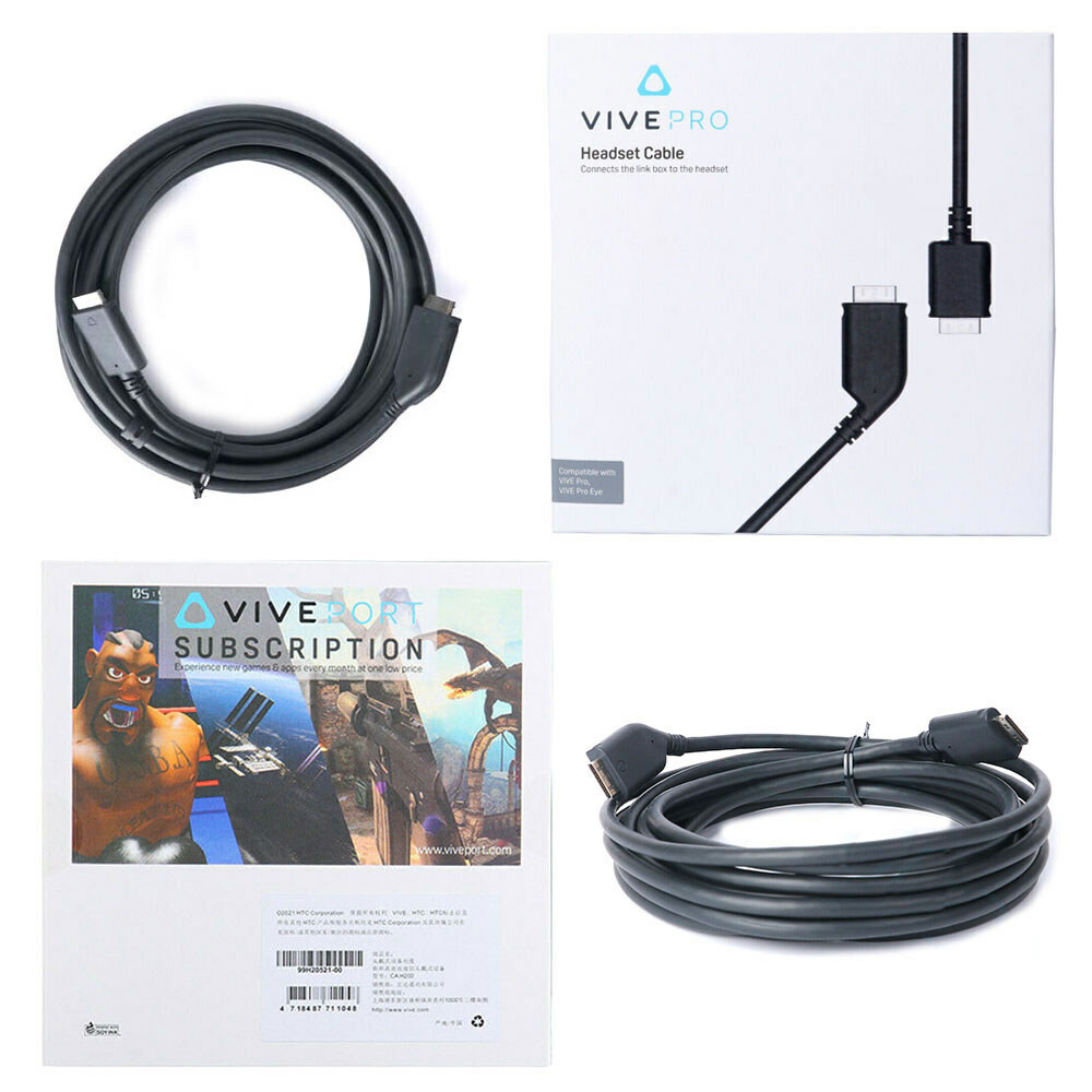 HTC VIVE PRO 5-meter headset cable connect link box to VR headset HTC Pro eye