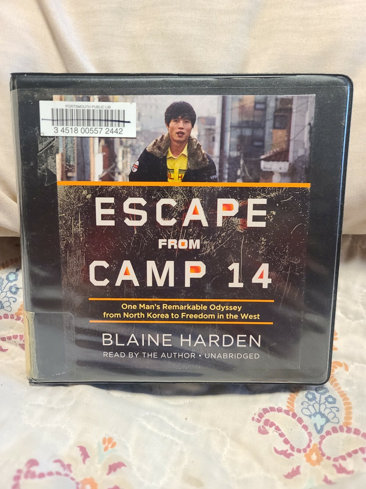 Shelf208 Audiobook~escape from 14- Blaine harden- unabridged- 5 cds