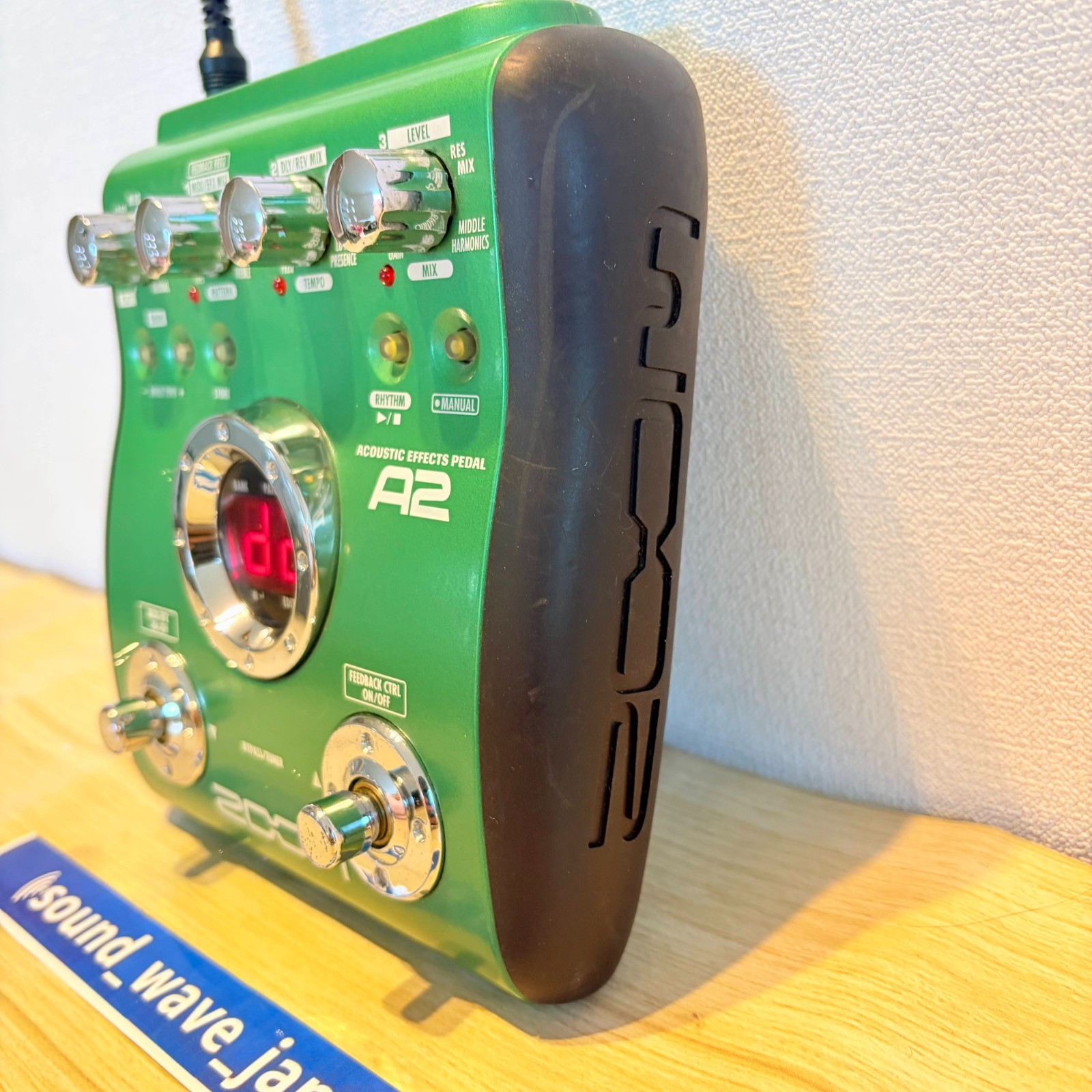 ZOOM A2 Acoustic Guitar Multi-Effects Pedal Processor Japan Tested excellent+++