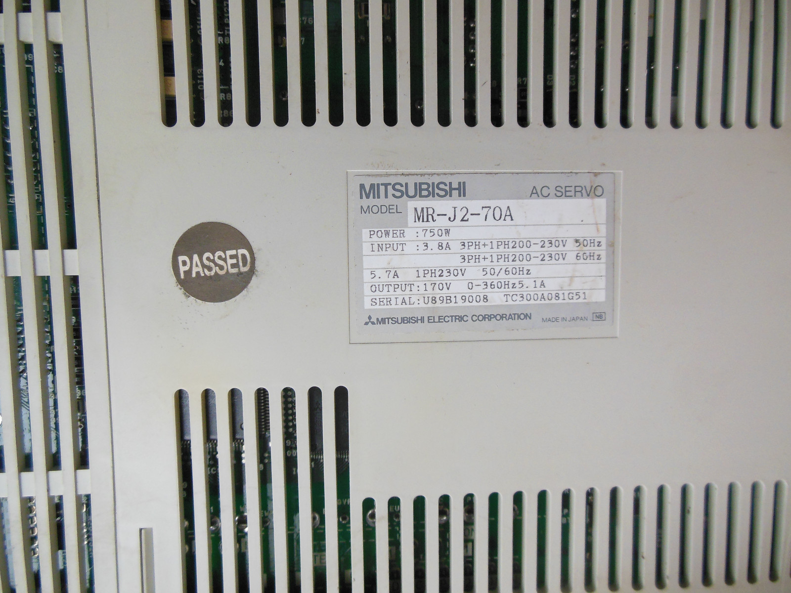Mitsubishi Servo Driver MR-J2-70A FREE EXPEDITED SHIPPING  Refurbished