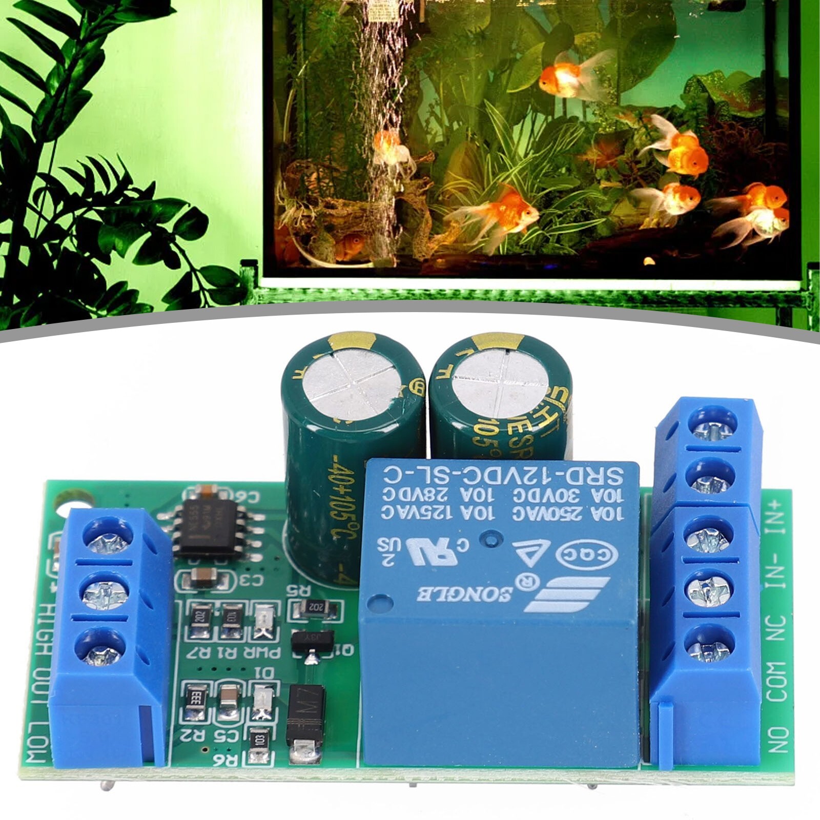 12V water level automatic control liquid level sensor switch control relay board