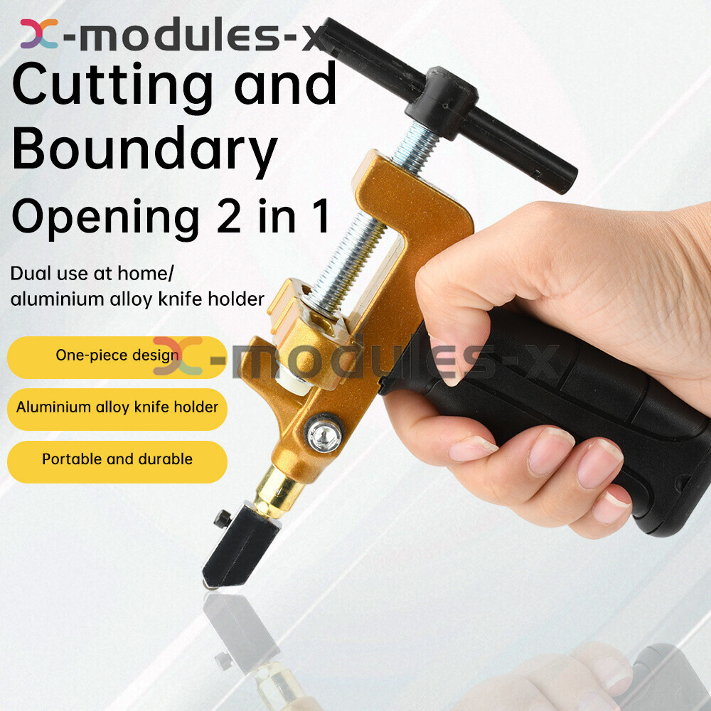 2 in 1 Tile Glass Cutter Professional Ceramic & Porcelain Cutting Hand Tool