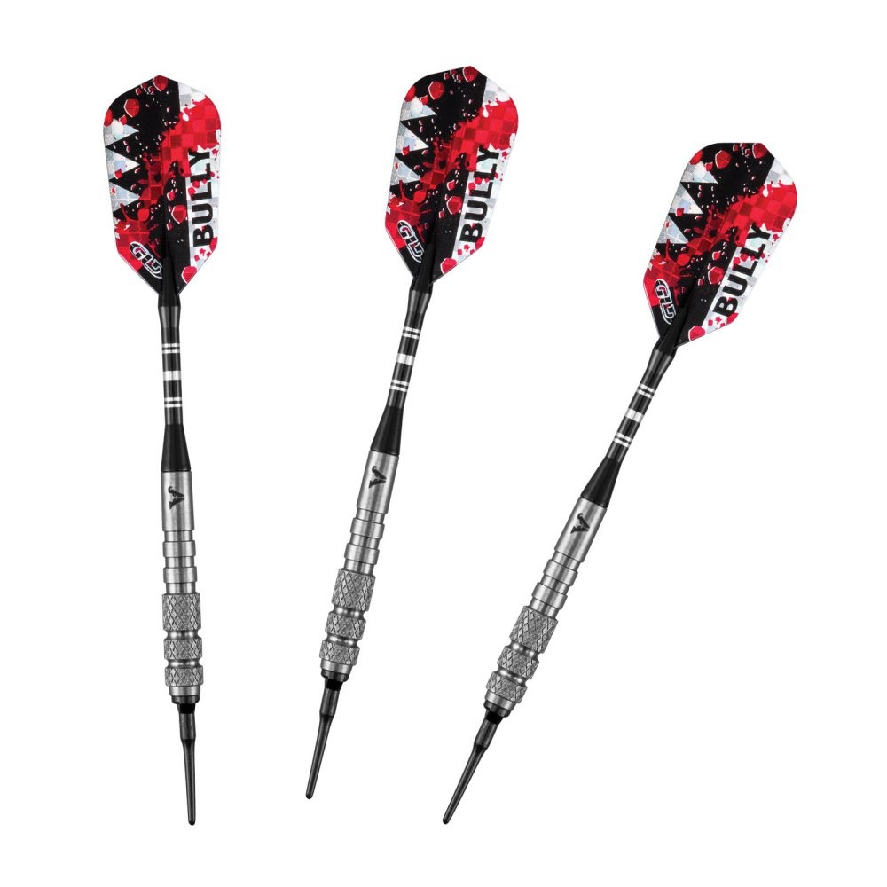 Viper Bully Tungsten Soft Tip Darts 3 Knurled Rings 18 Grams