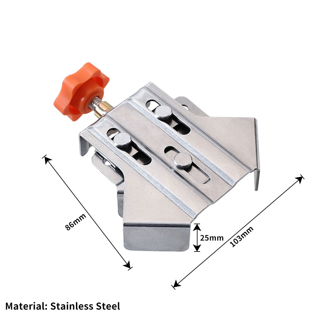 Multipurpose Stainless Steel 90 Degree Corner Clamp, Right Corner Clamp TL