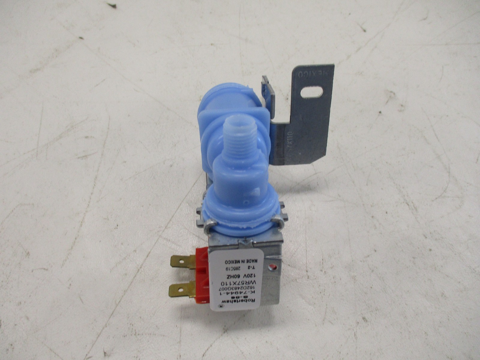 ROBERTSHAW COMMERCIAL ICE MAKER WATER VALVE IMV-494 RED / BLUE 2210494