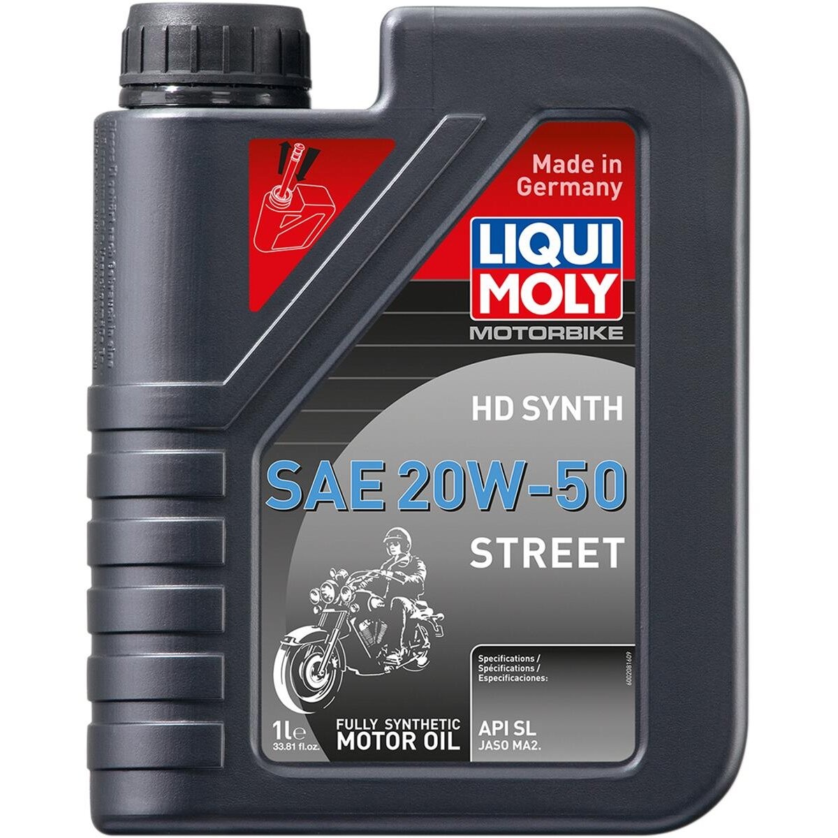 Liqui Moly H-D Synthetic 20W50 Street Oil - 20100