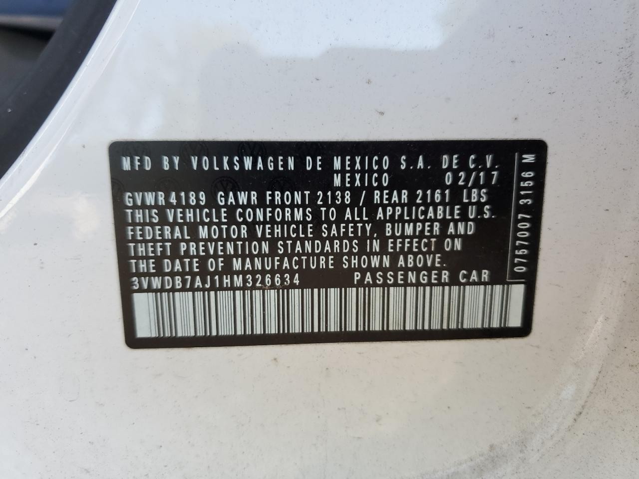 Used Fuse Box Cabin fits: 2017 Volkswagen Jetta Grade A
