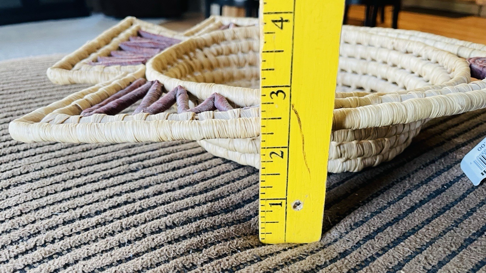 Vintage Rattan Fish Basket - Boho Wall Hanging Decor cute fun