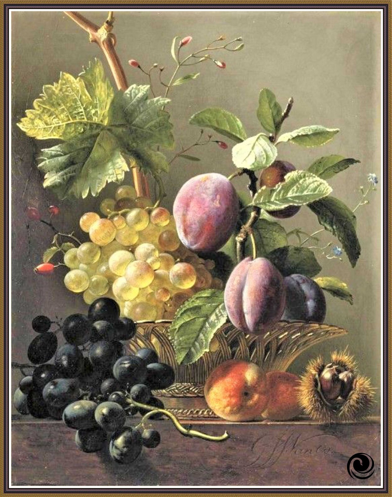 Prune, Grape & Chestnut 15 Chart Counted Cross Stitch Pattern Needlework