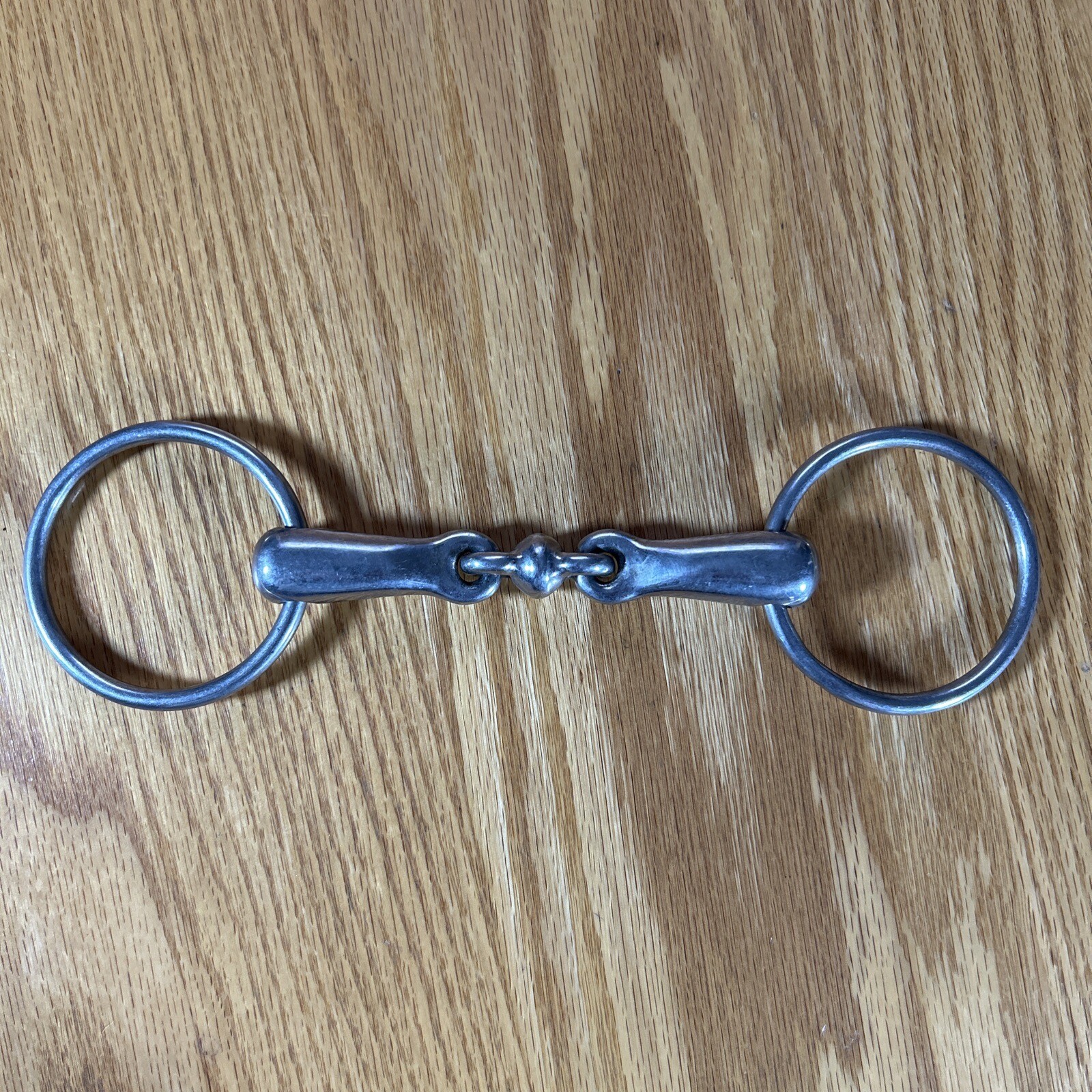 Loose Ring Snaffle Bit With Peanut 4.5" Mouthpiece Riding Bridle Bit