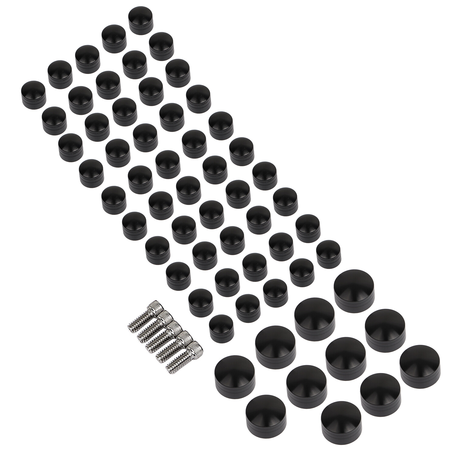 61pcs Motor Topper Engine Head Bolt Covers For Harley Breakout Softail Springer