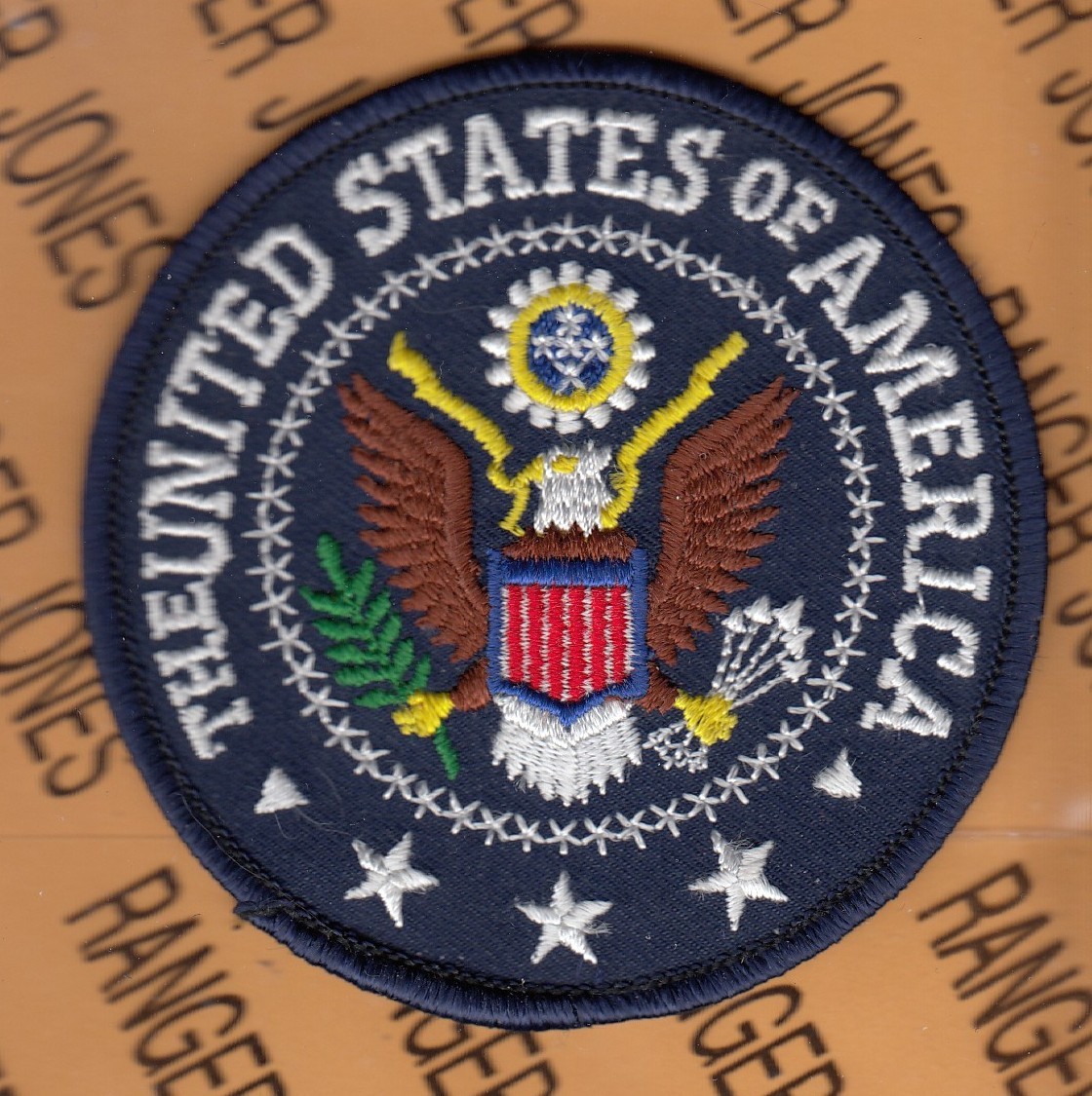 The Uninted States of America Presidential seal patriotic ~3.5" patch m/e