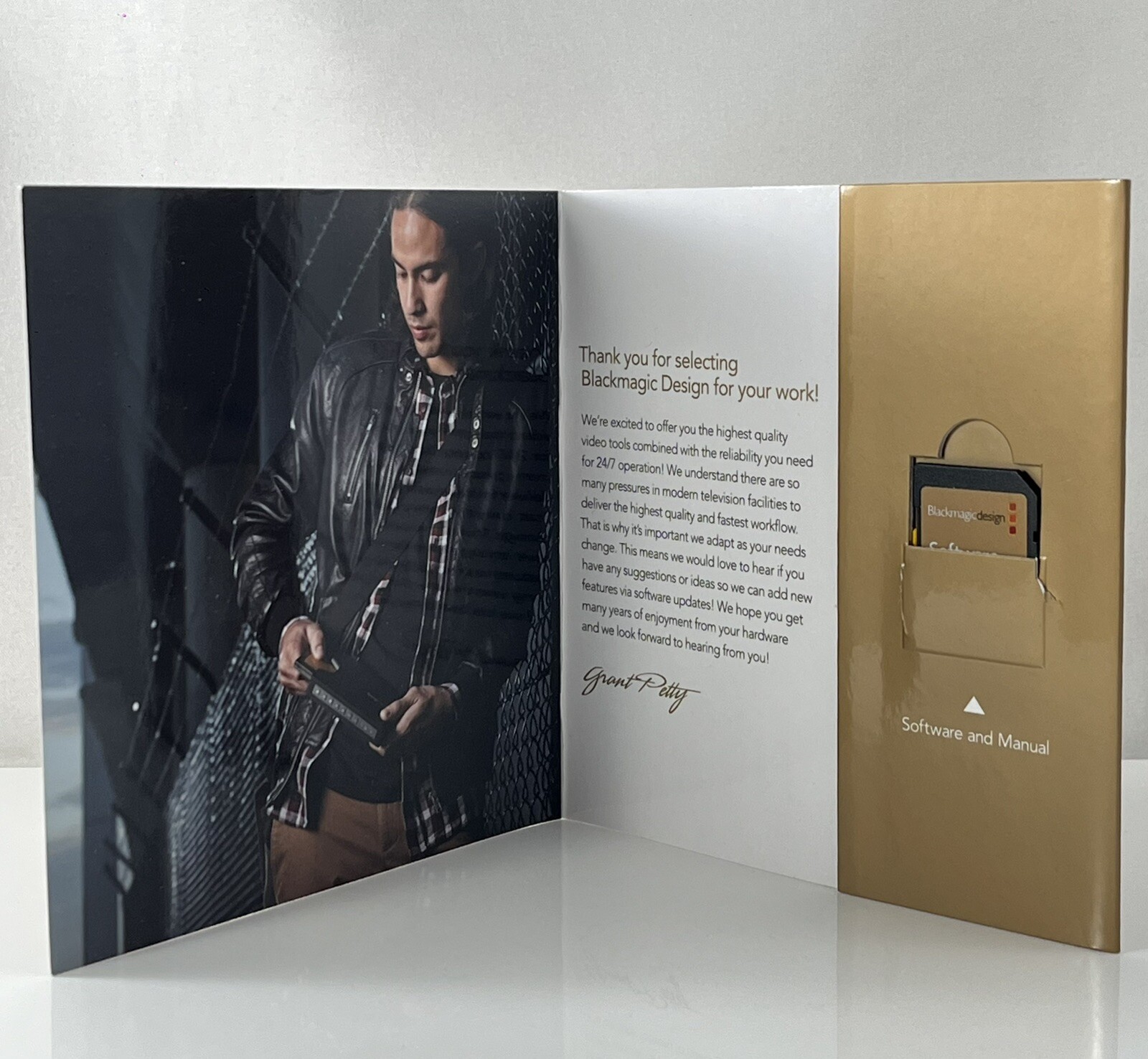 Blackmagic Design Software and Manual SD Card 4GB