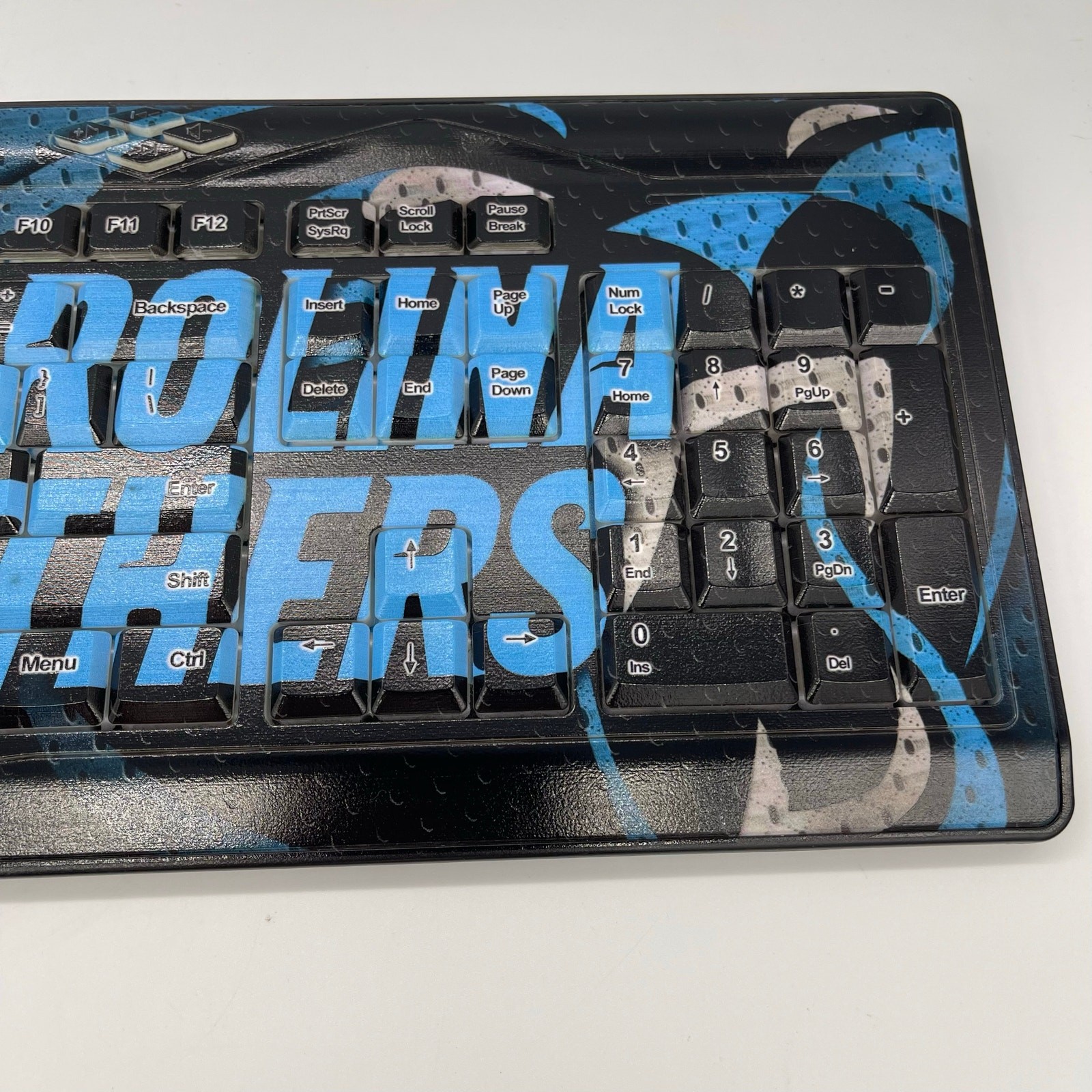 Keyscaper 510W Carolina Panthers Wireless USB Keyboard
