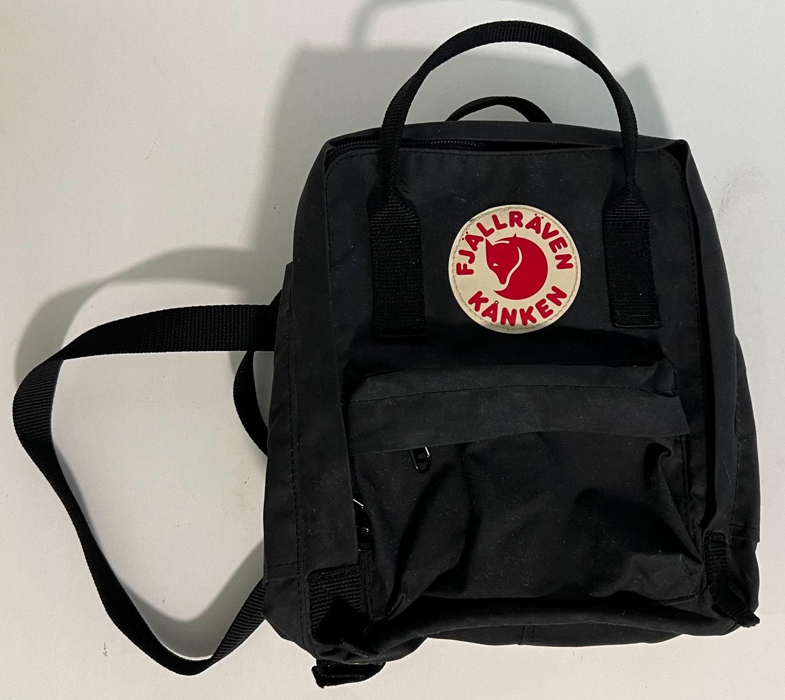 Fjallraven Kanken Mini Classic Backpack 23561- 550 Black