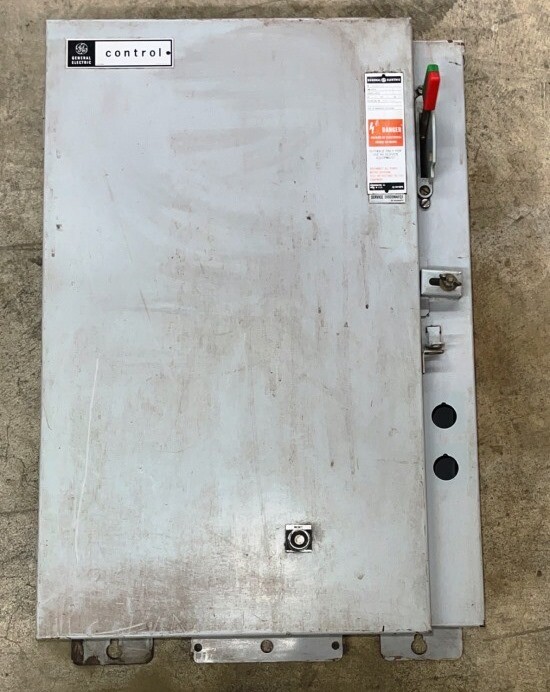 GE CR341C014B HEAVY-DUTY INDUSTRIAL STARTER PANEL W/ MAGNETIC MOTOR STARTERS