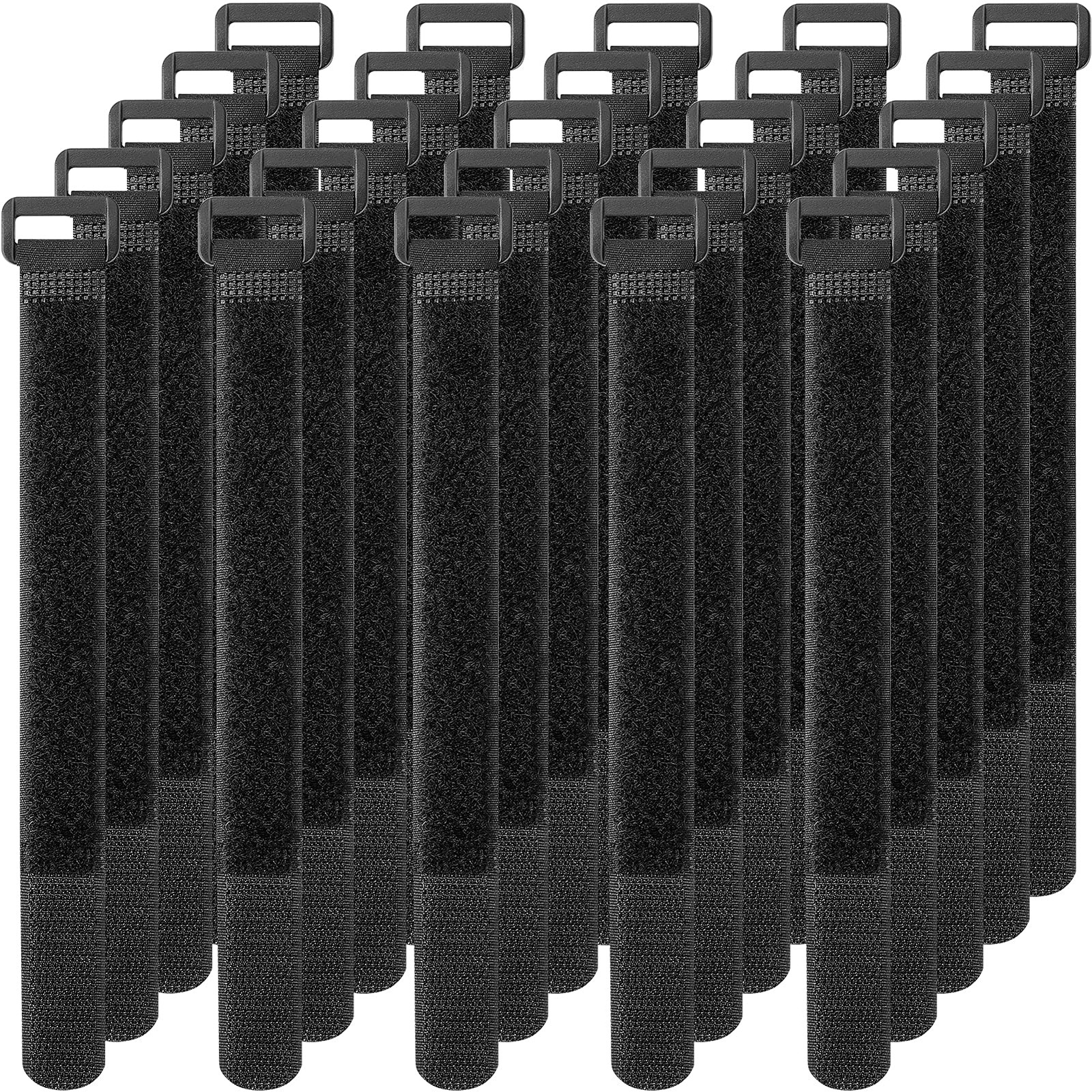 Pasow Adjustable Cable Ties Organizer Fastener with Plastic buckle (12Inch Pa...