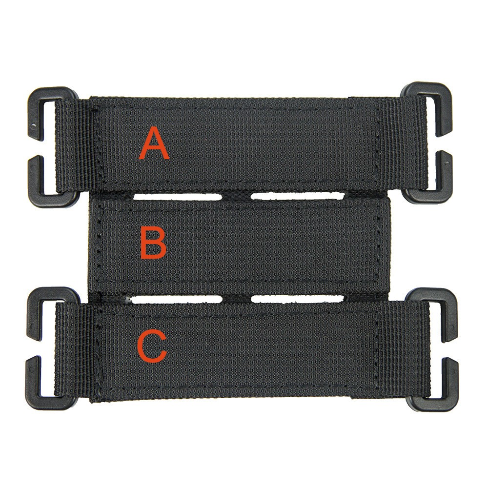 Tactical MOLLE Hook Loop Panel Patch Plate for Vest Backpack