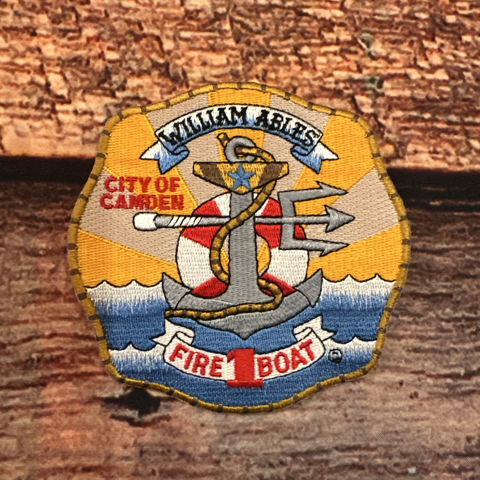 Camden Fireboat 1 Engine 1 Patch Maritime NJ Rescue Boat
