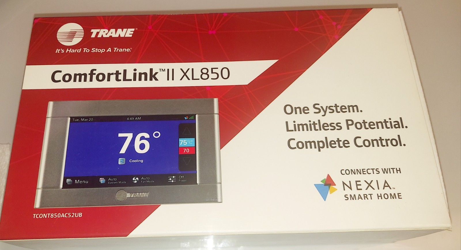 Trane ComfortLink II XL850 Thermostat BRAND NEW IN BOX