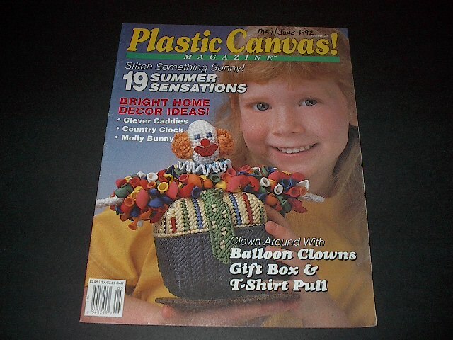 Plastic Canvas Magazine No. 20 May/June 1992 ~ 19 Awesome Project Patterns