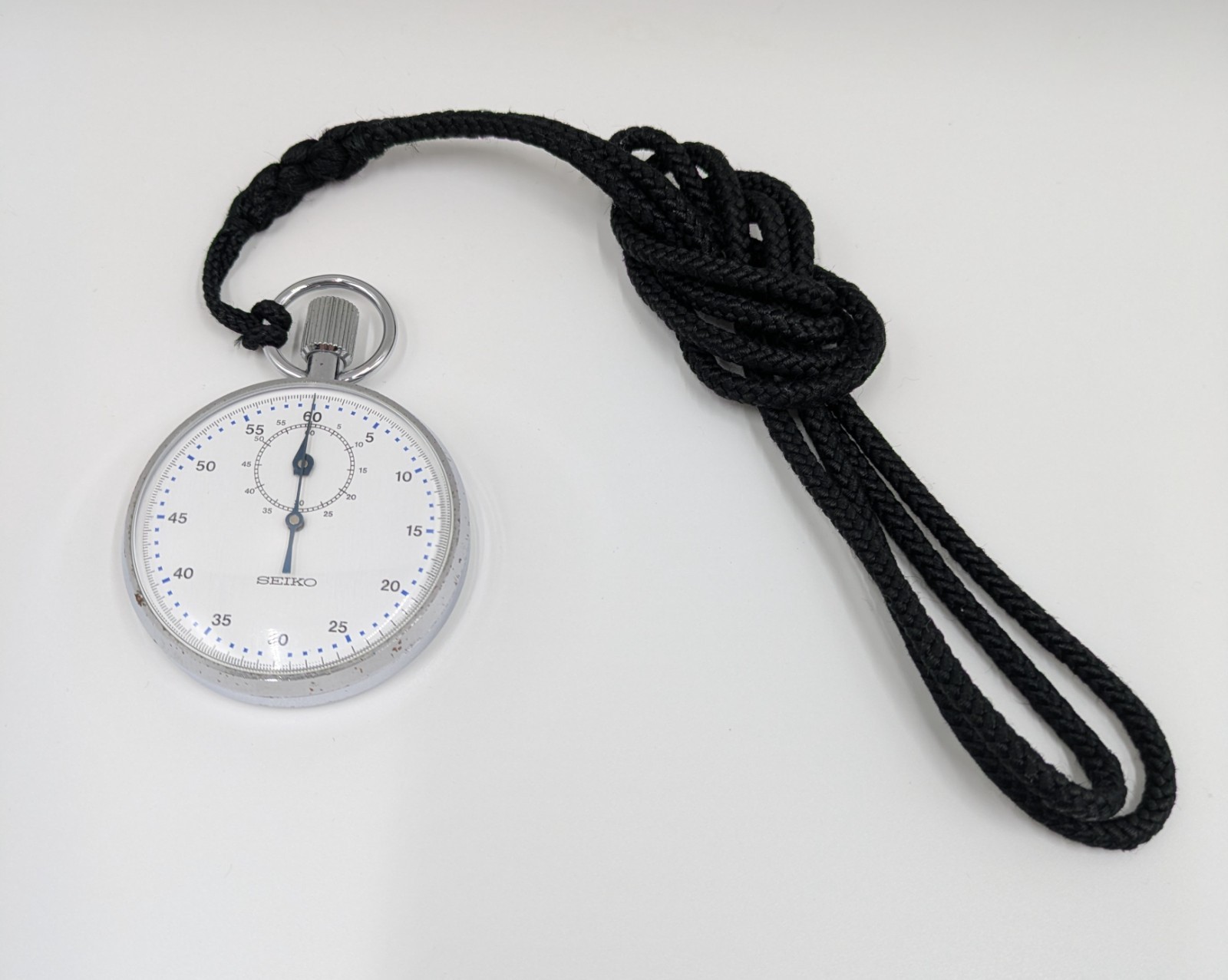 Vintage SEIKO 90-5010 Mechanical Hand-Wound Stopwatch 1970s Japan Analog Timer
