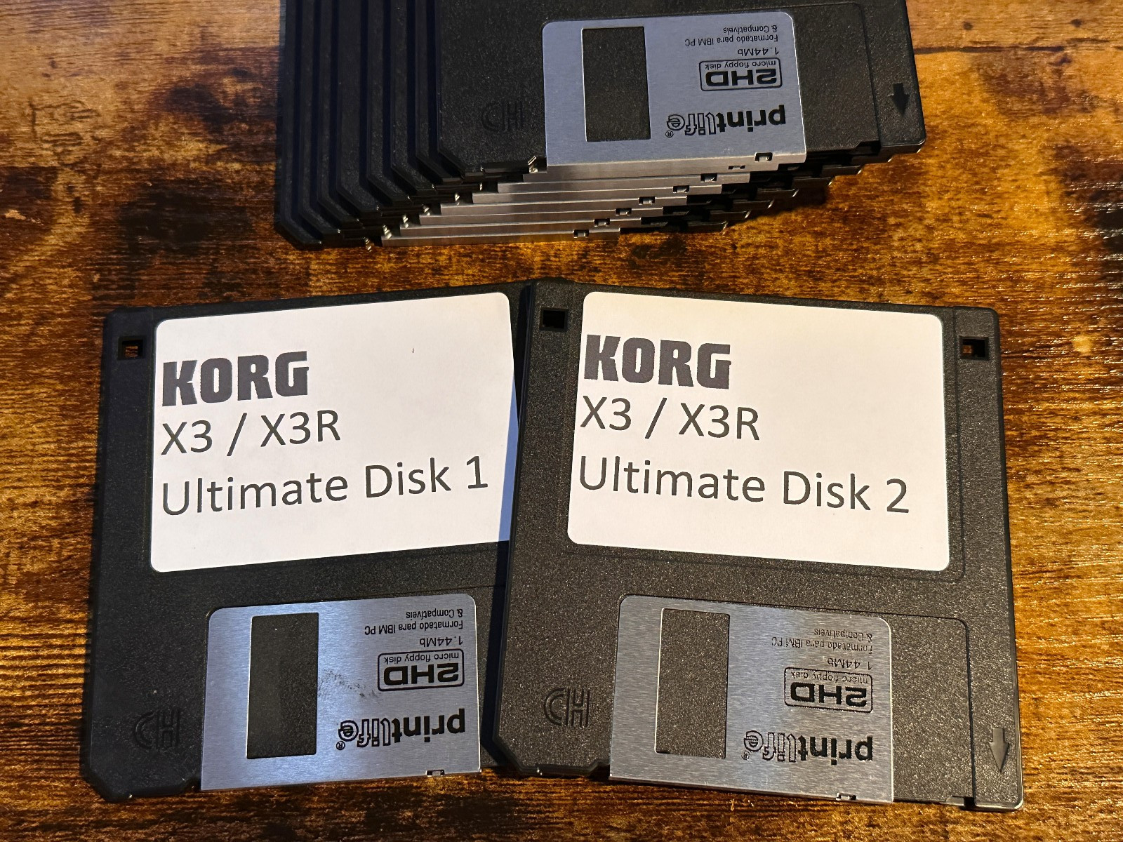 Korg X2 X3 X3R Ultimate collection - 2 disks, hundreds of patches  i2 i3 N264 N3