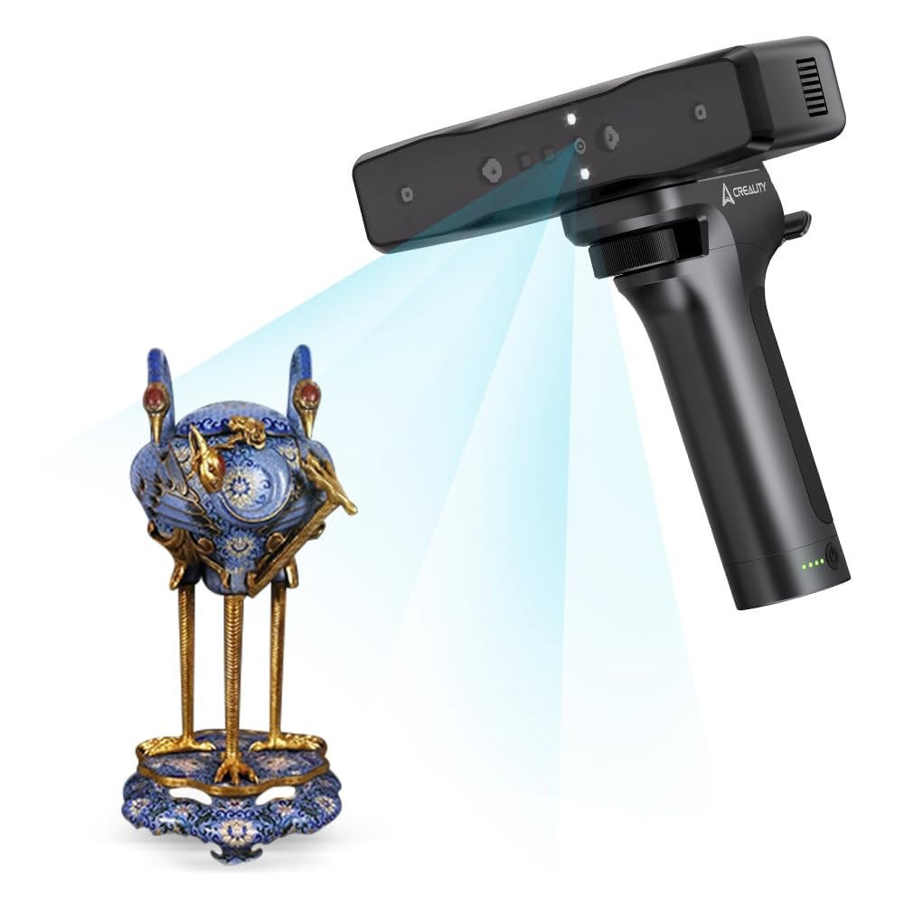 Creality Otter Lite Wireless 3D Scanner AI-Powered 30ps 0.05mm High Accuracy US