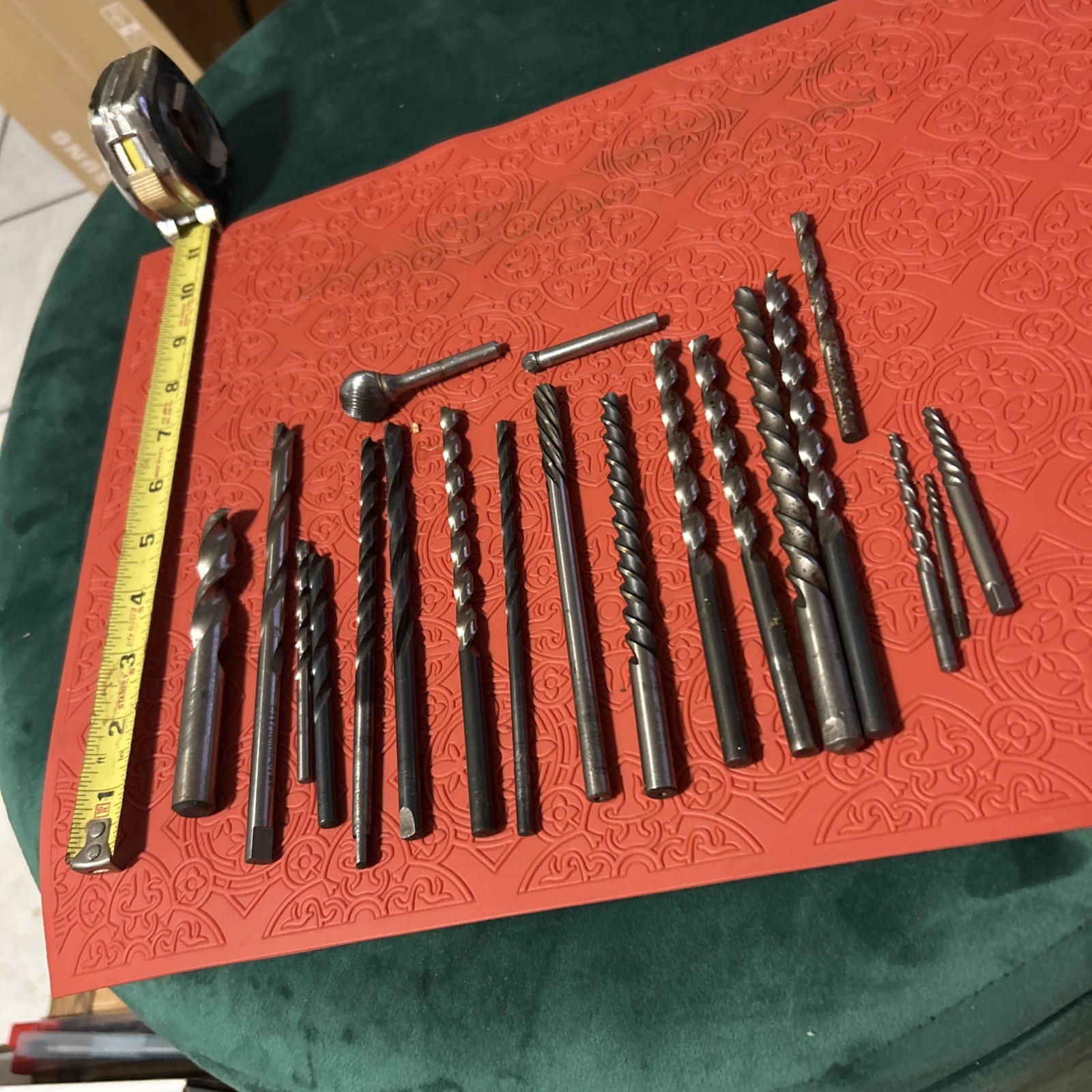 Large Lot Of 20 Mixed HSS Drills Burrs And Specialty Pieces (Q16)