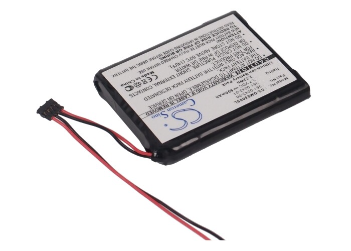 600mAh Battery For Garmin 010-01626-02,4RL58983;Edge Explore 820;P/N:361-0043-00