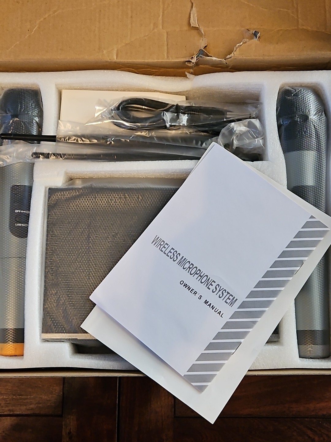 KTV Professional Wireless Microphone System-New In Open Box