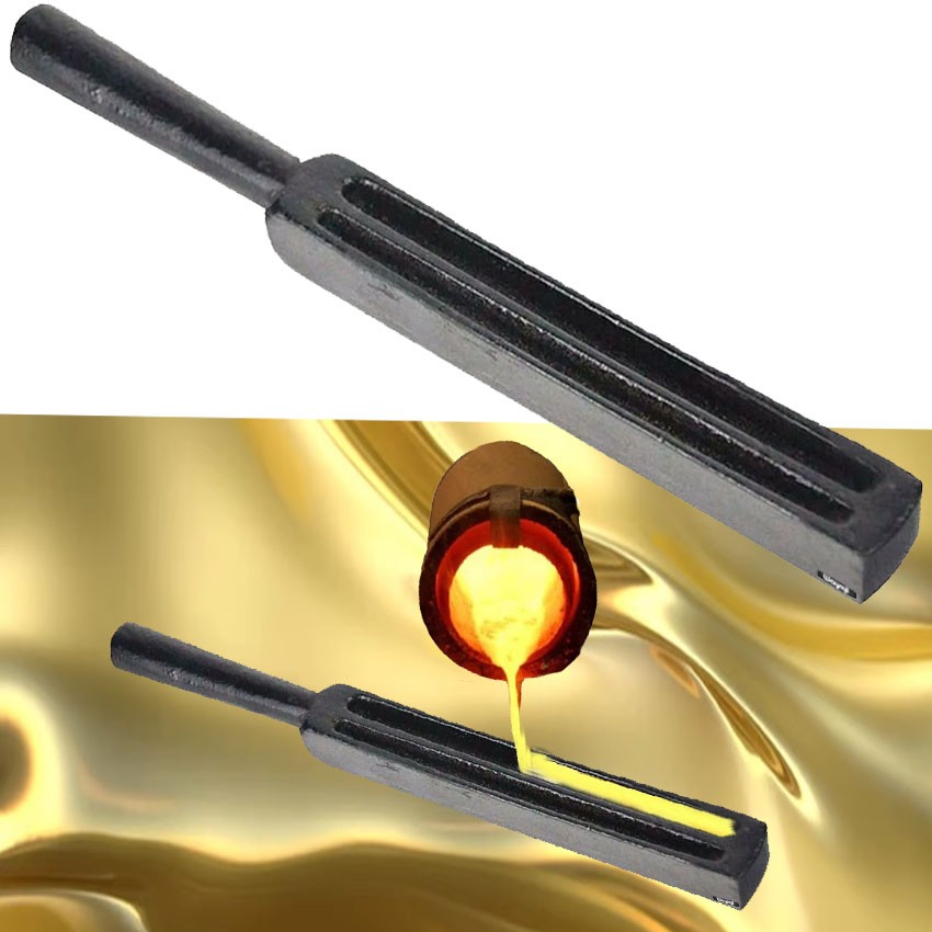11 Inch Double Sided Ingot Mold For Wire And Plate Casting Melting