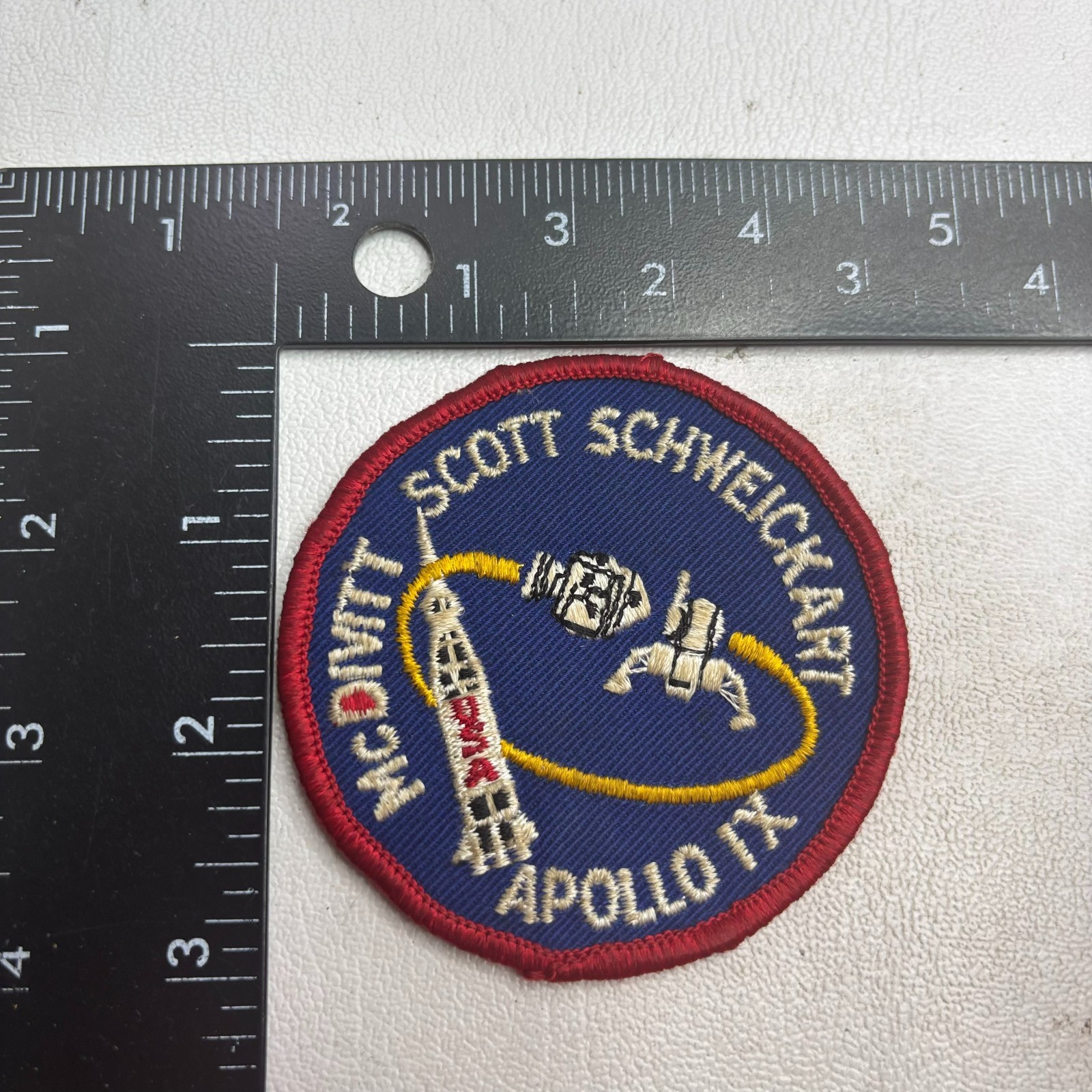 Vtg Moon Lunar Mission APOLLO IX APOLLO 9 Patch 65XC