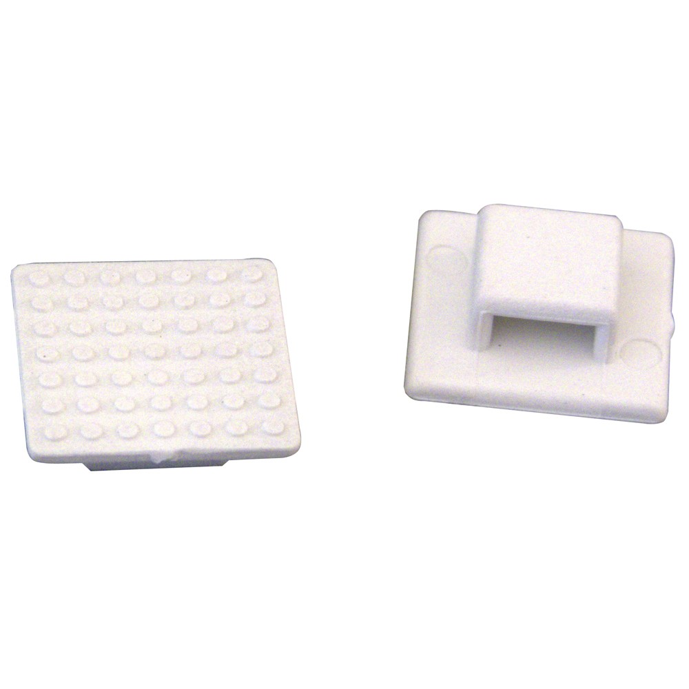 Weld Mount 803950 At-3 Small White Nylon Wire Tie Mount - Qty. 50