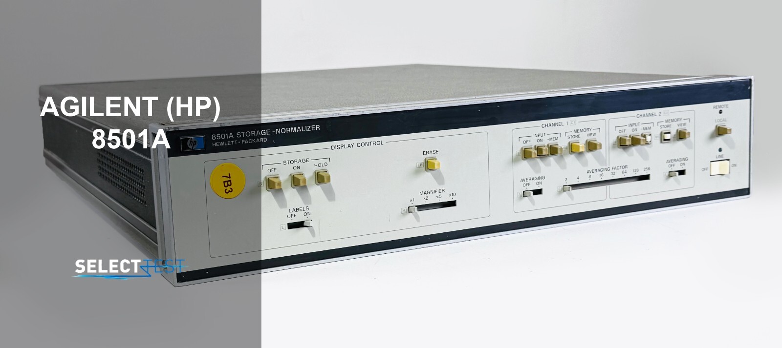 AGILENT (HP) 8501A STORAGE NORMALIZER (FOR THE 8505A NETWORK ANALYZER)(REF 776N)