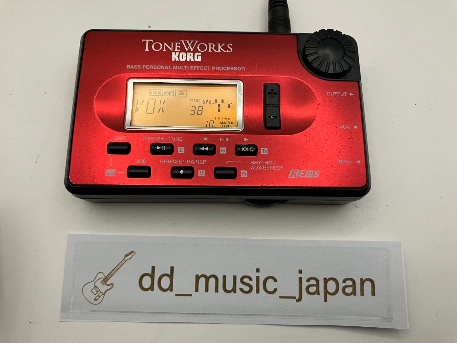 KORG PX3BT Pandora Bass Personal Multi Effect Processor Tested Used