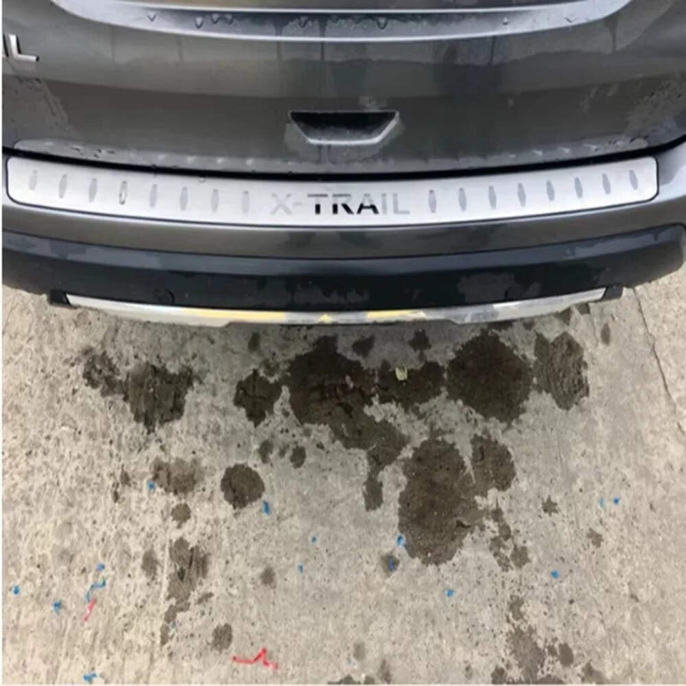 Stainless Steel Rear Bumper Protector for Nissan X-Trail T32 Trunk Sill