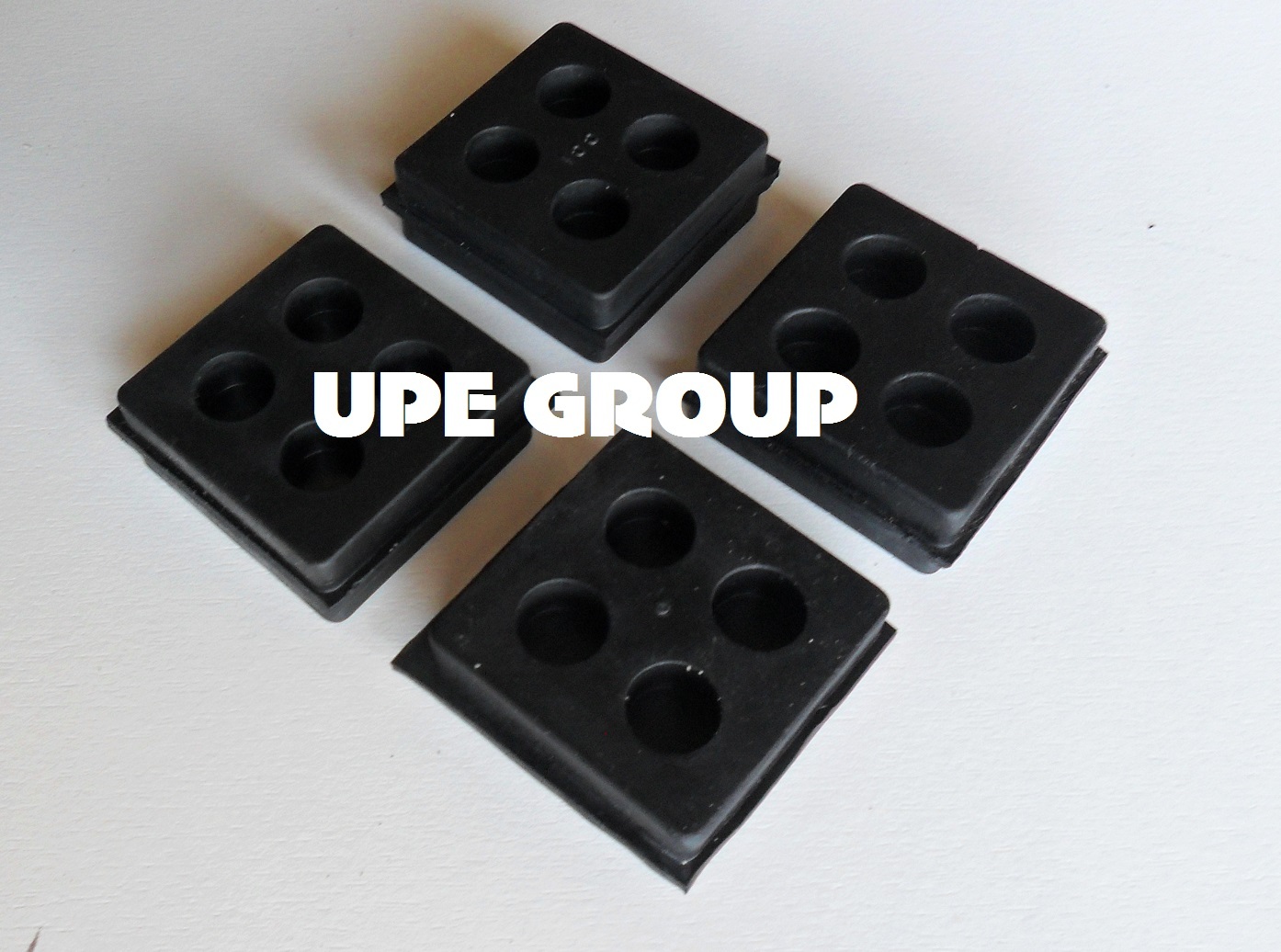 4 pack of anti vibration pads isolation pad dampener ALL RUBBER 2"x2"x3/4"